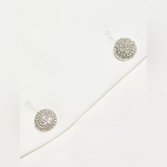 GENERATION LOVE Tanya Crepe Skirt White Side Slit Women Size 4 $265 MSRP NWT - Picture 14 of 16